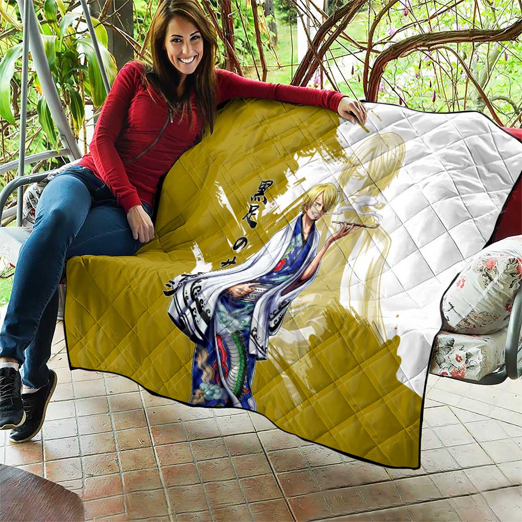 Vinsmoke Sanji - Wano Arc Samurai Style Quilt Sanji in Traditional Kimono - One Piece Wano Edition