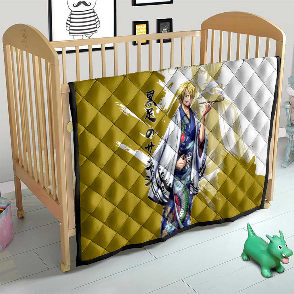 Vinsmoke Sanji - Wano Arc Samurai Style Quilt Sanji in Traditional Kimono - One Piece Wano Edition