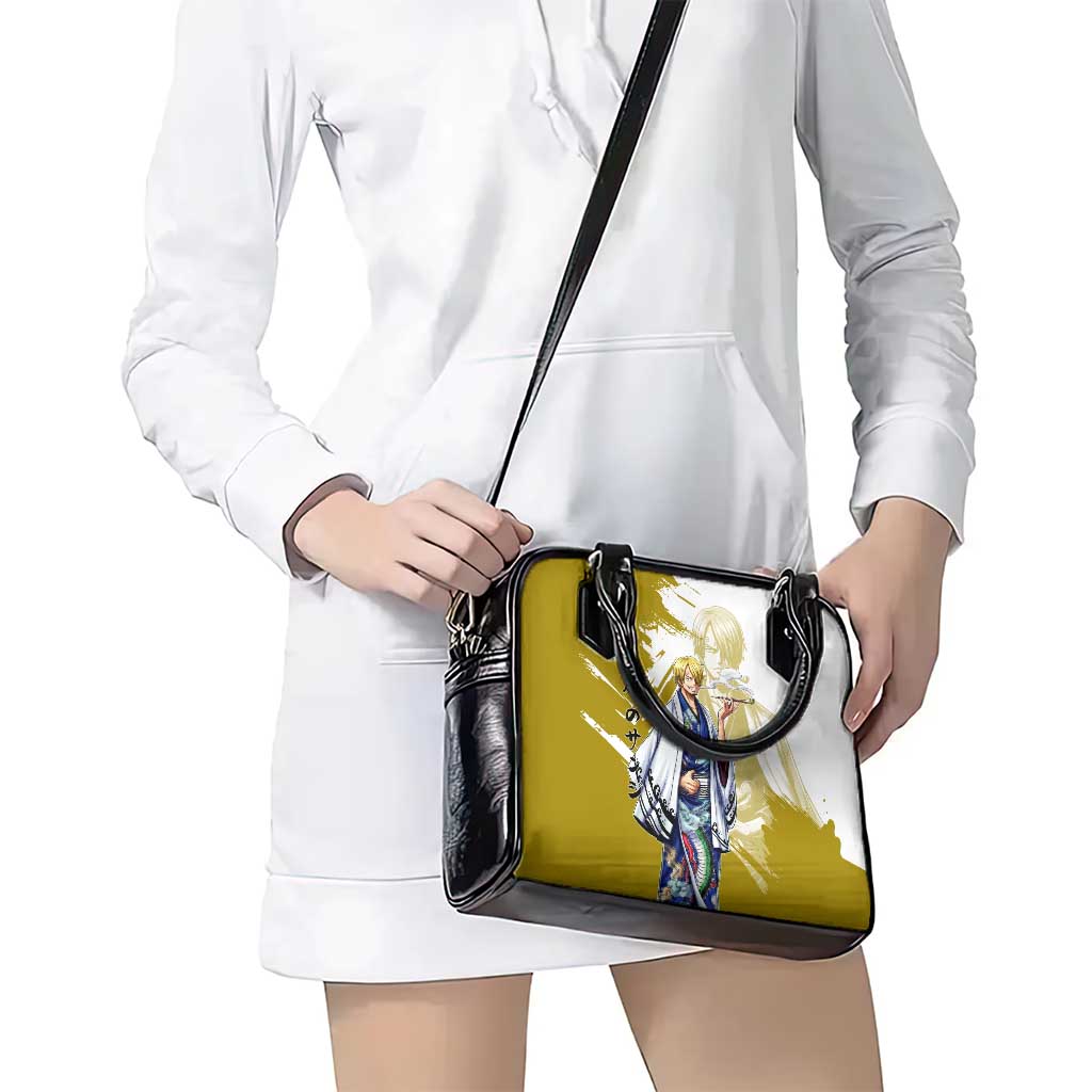 Vinsmoke Sanji - Wano Arc Samurai Style Shoulder Handbag Sanji in Traditional Kimono - One Piece Wano Edition