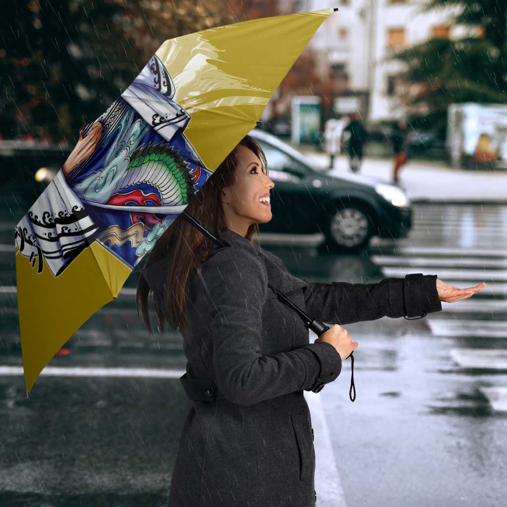 Vinsmoke Sanji - Wano Arc Samurai Style Umbrella Sanji in Traditional Kimono - One Piece Wano Edition