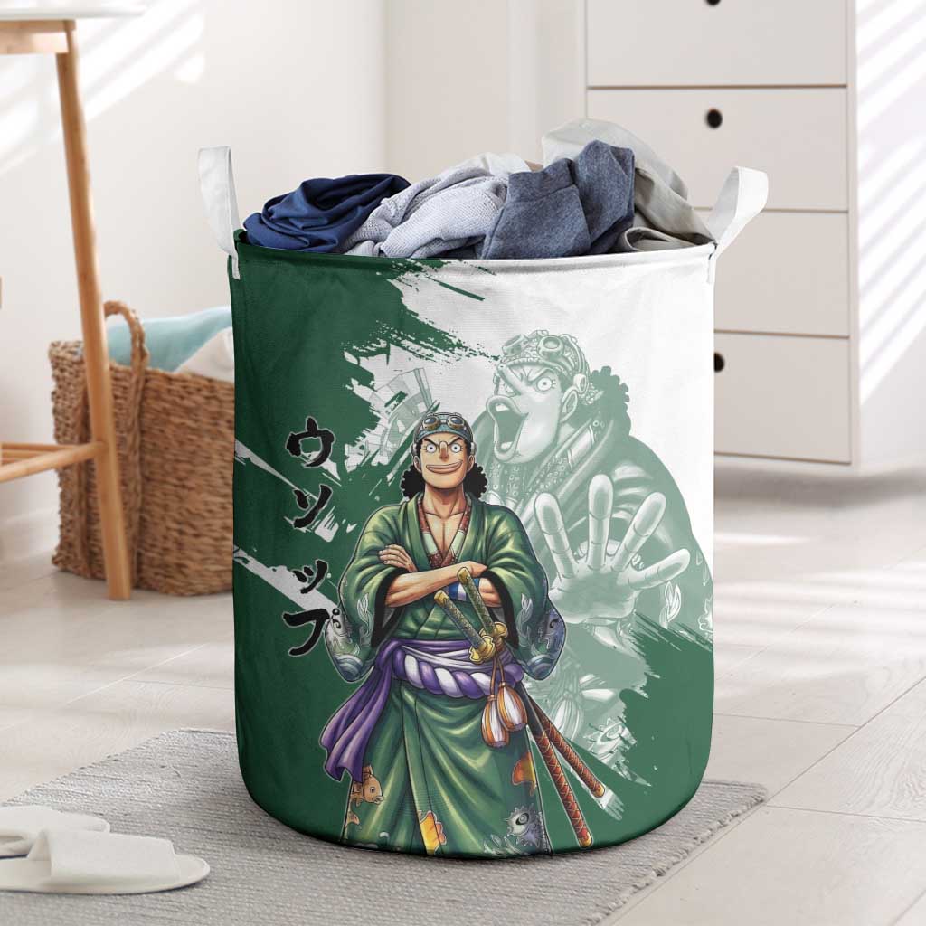 Usopp Wano Samurai Edition Laundry Basket Traditional Japanese Kimono Style