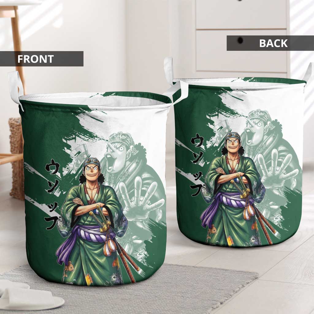 Usopp Wano Samurai Edition Laundry Basket Traditional Japanese Kimono Style