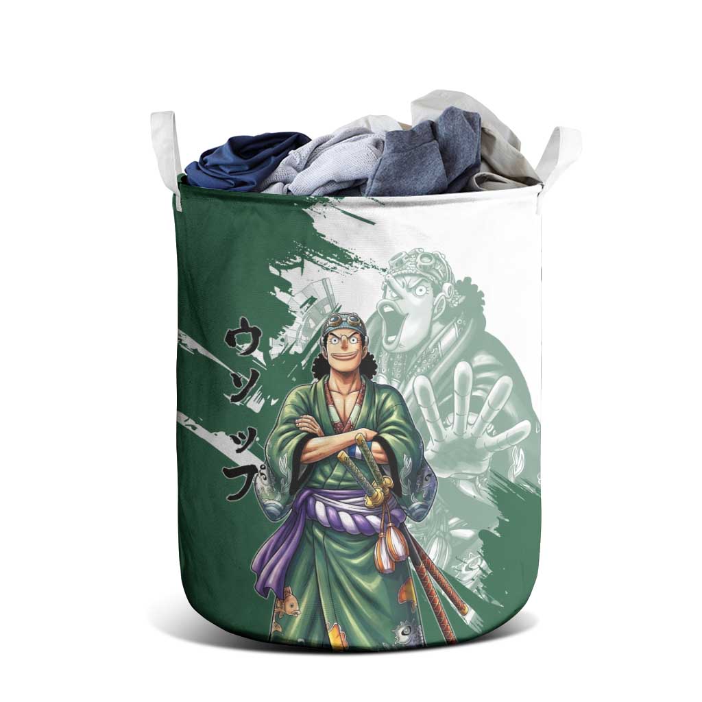 Usopp Wano Samurai Edition Laundry Basket Traditional Japanese Kimono Style