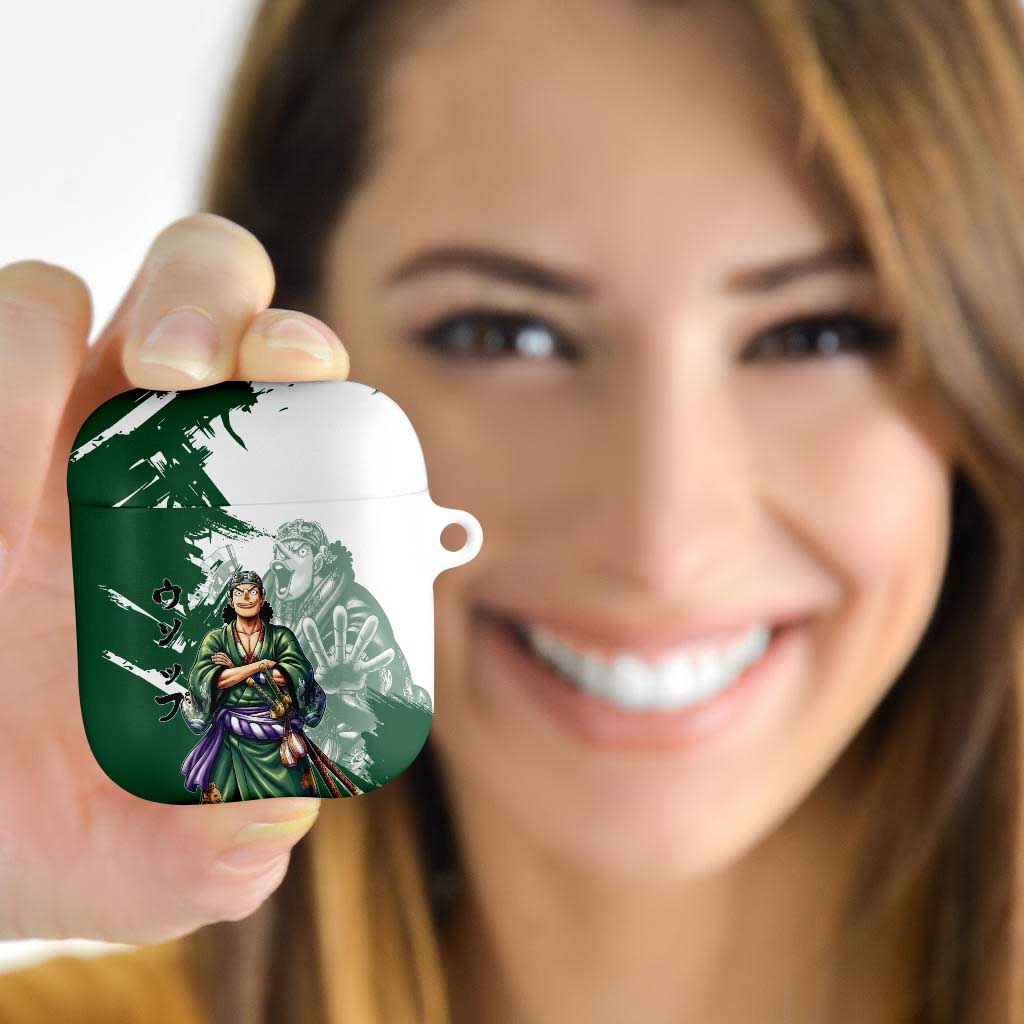 Usopp Wano Samurai Edition AirPods Case Traditional Japanese Kimono Style