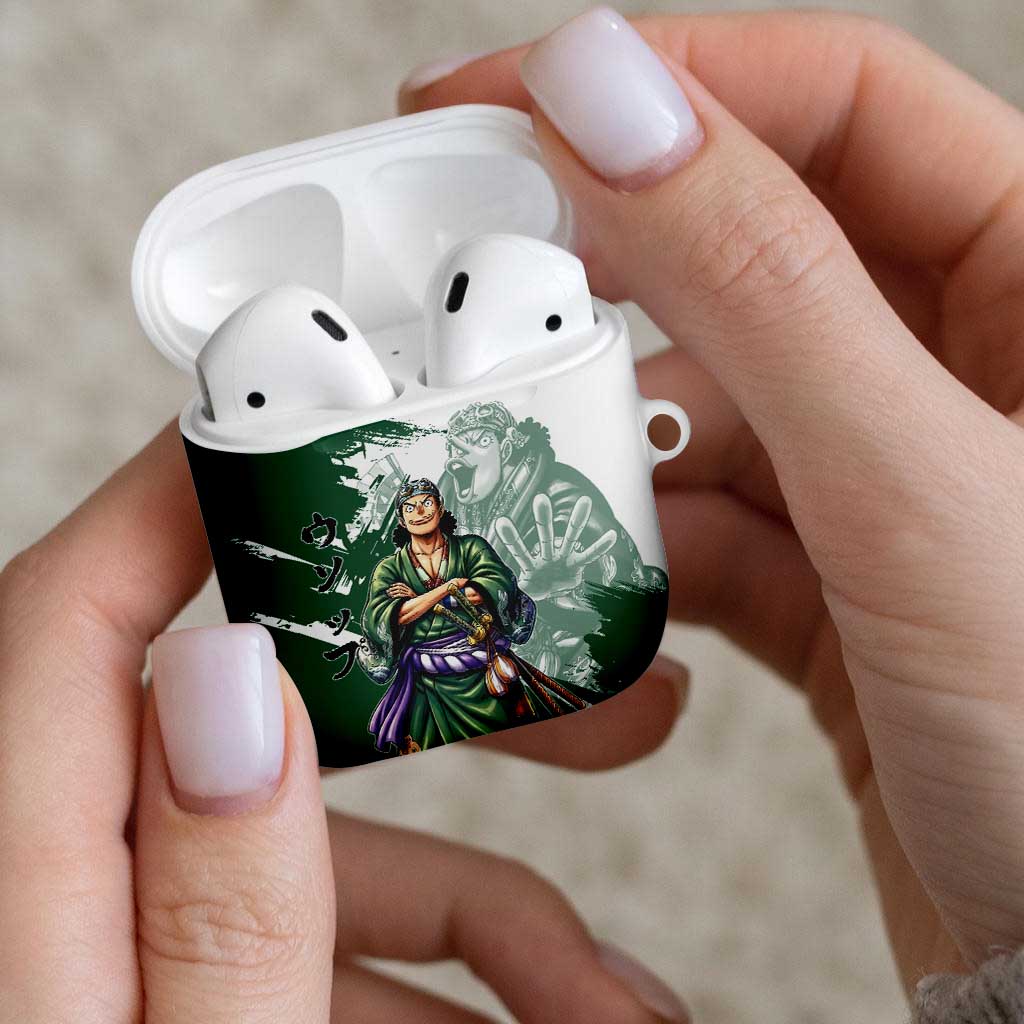 Usopp Wano Samurai Edition AirPods Case Traditional Japanese Kimono Style