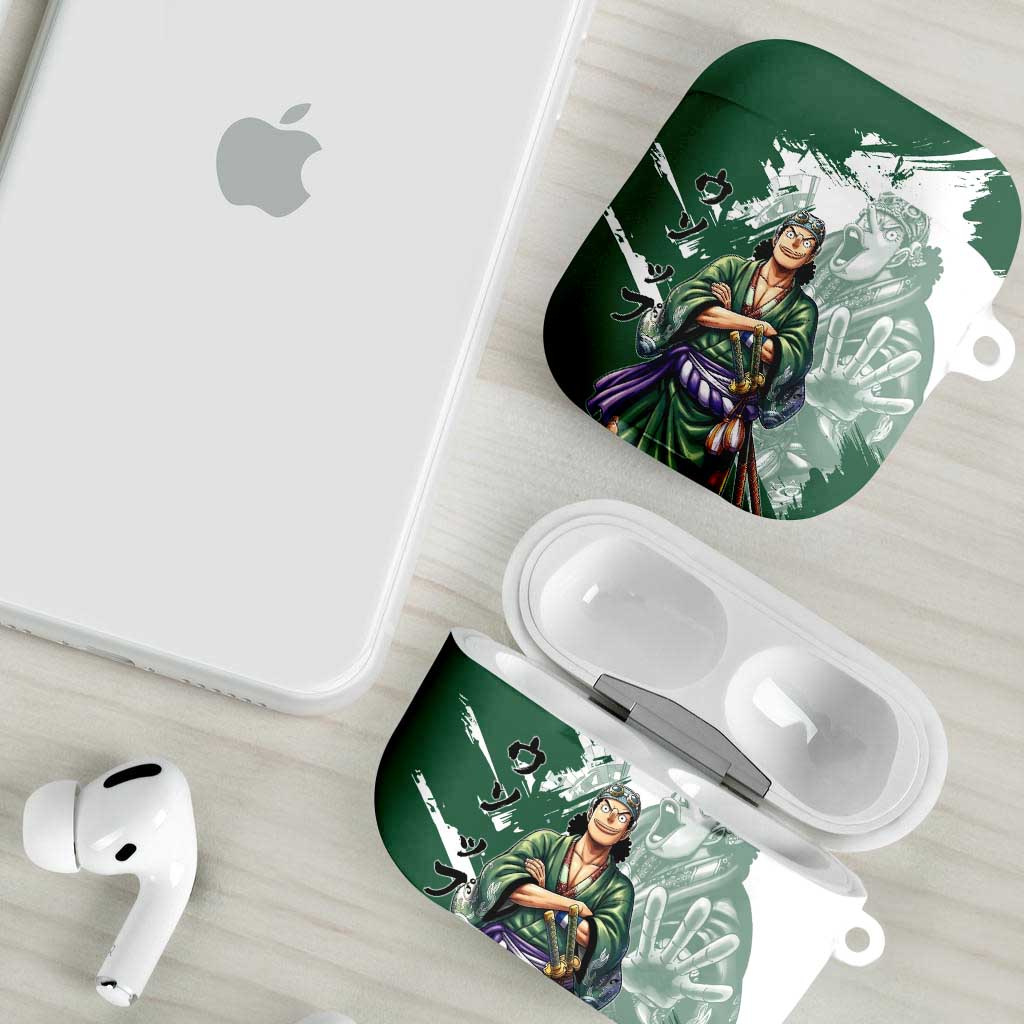 Usopp Wano Samurai Edition AirPods Case Traditional Japanese Kimono Style