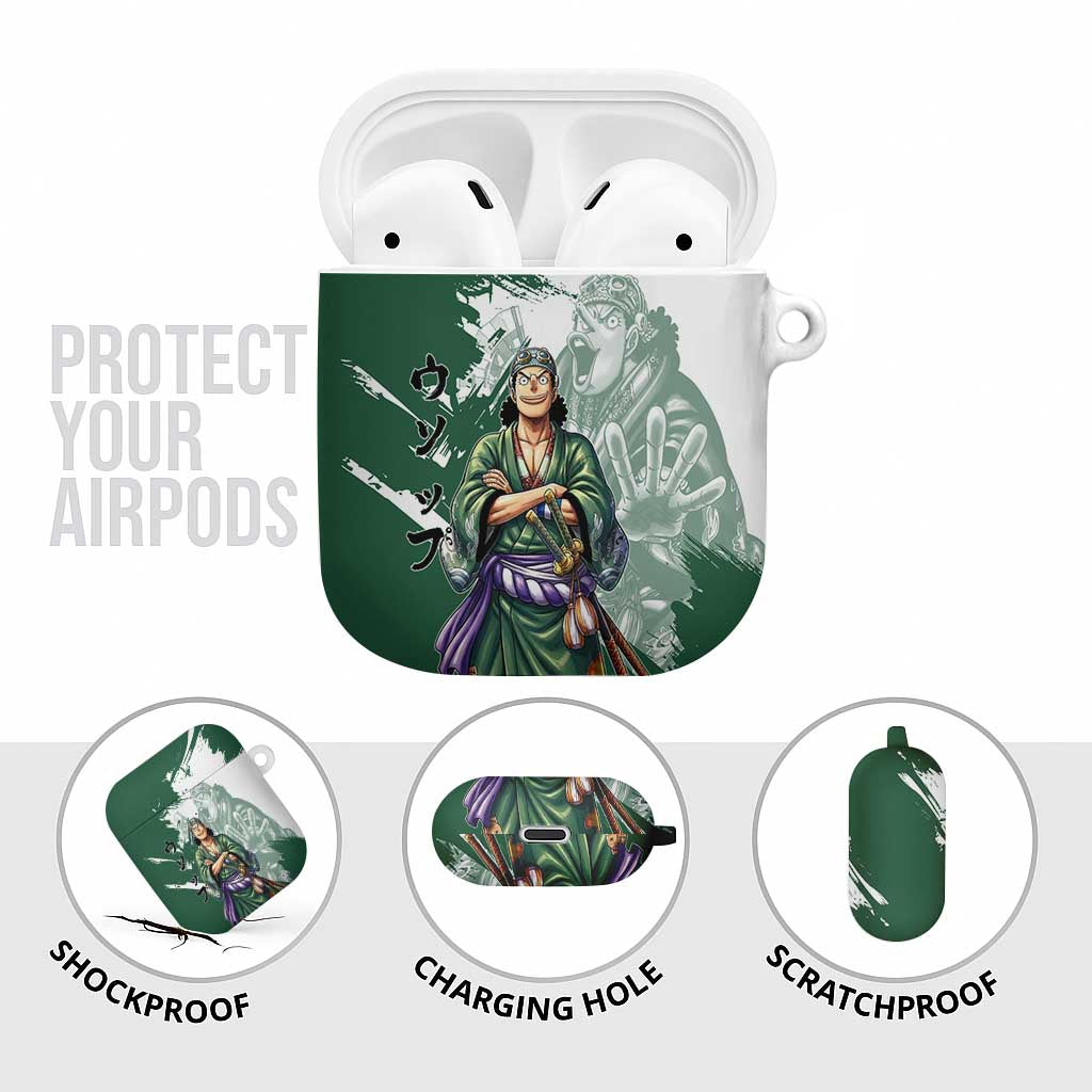 Usopp Wano Samurai Edition AirPods Case Traditional Japanese Kimono Style