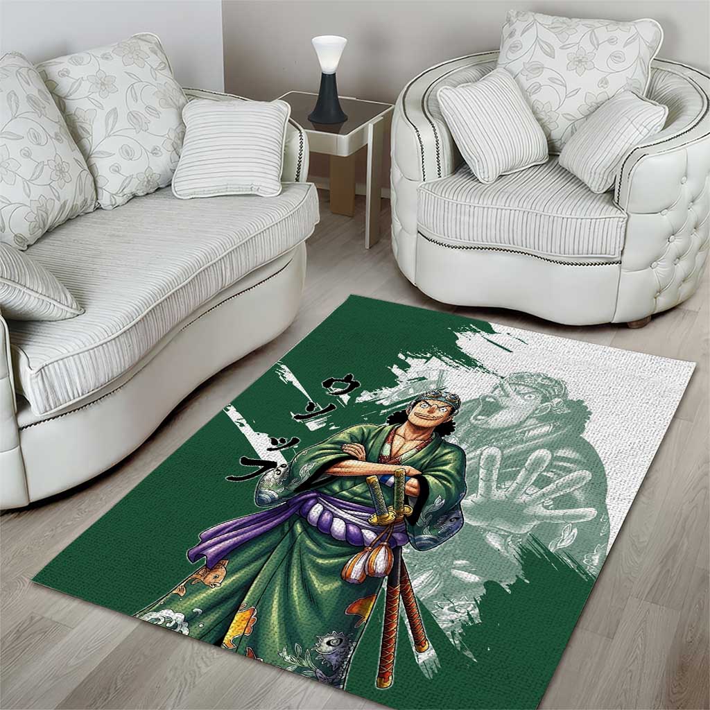 Usopp Wano Samurai Edition Area Rug Traditional Japanese Kimono Style