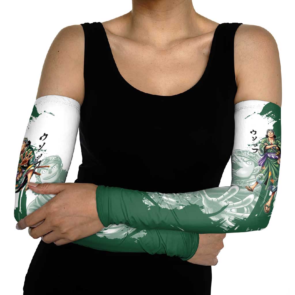 Usopp Wano Samurai Edition Arm Sleeves Traditional Japanese Kimono Style