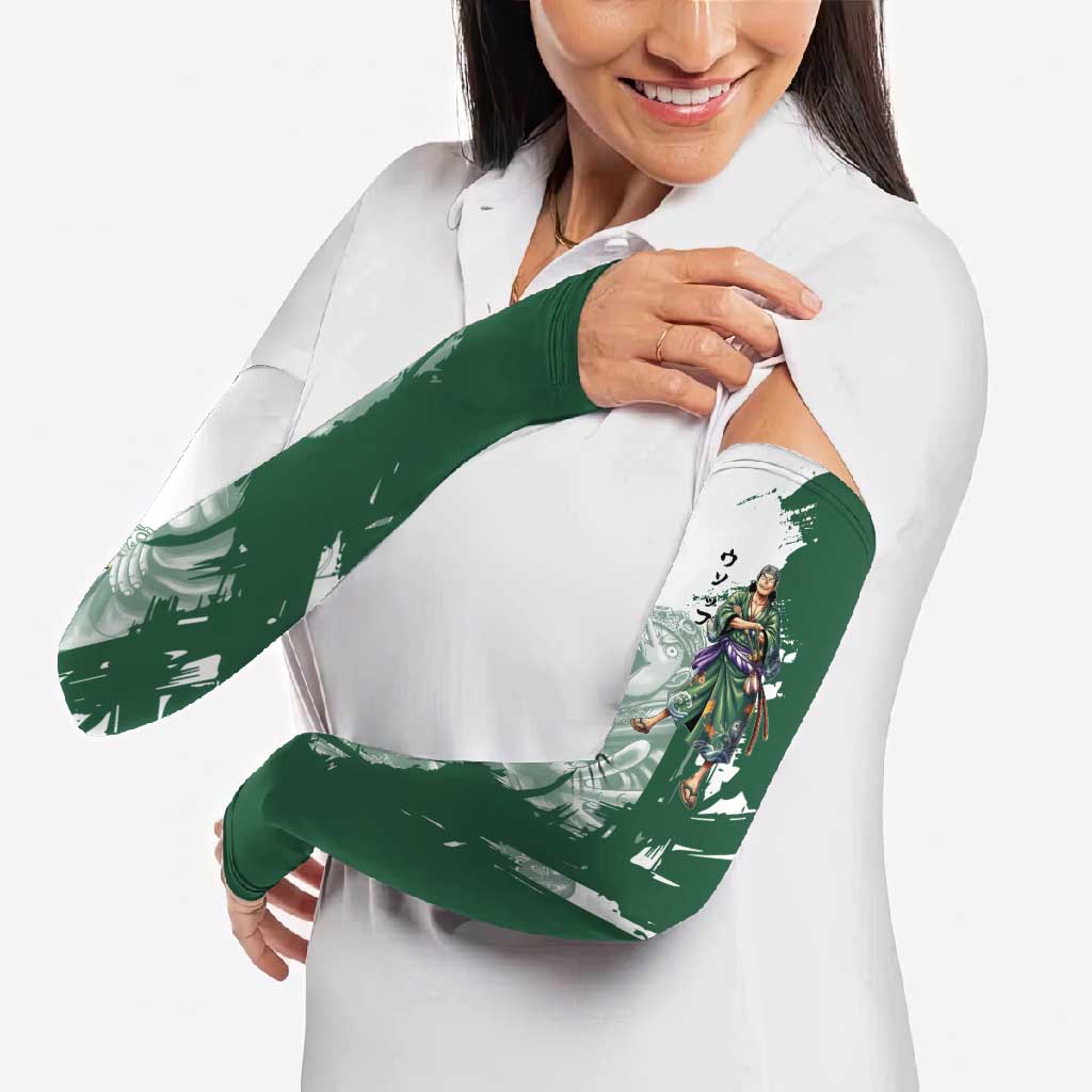 Usopp Wano Samurai Edition Arm Sleeves Traditional Japanese Kimono Style