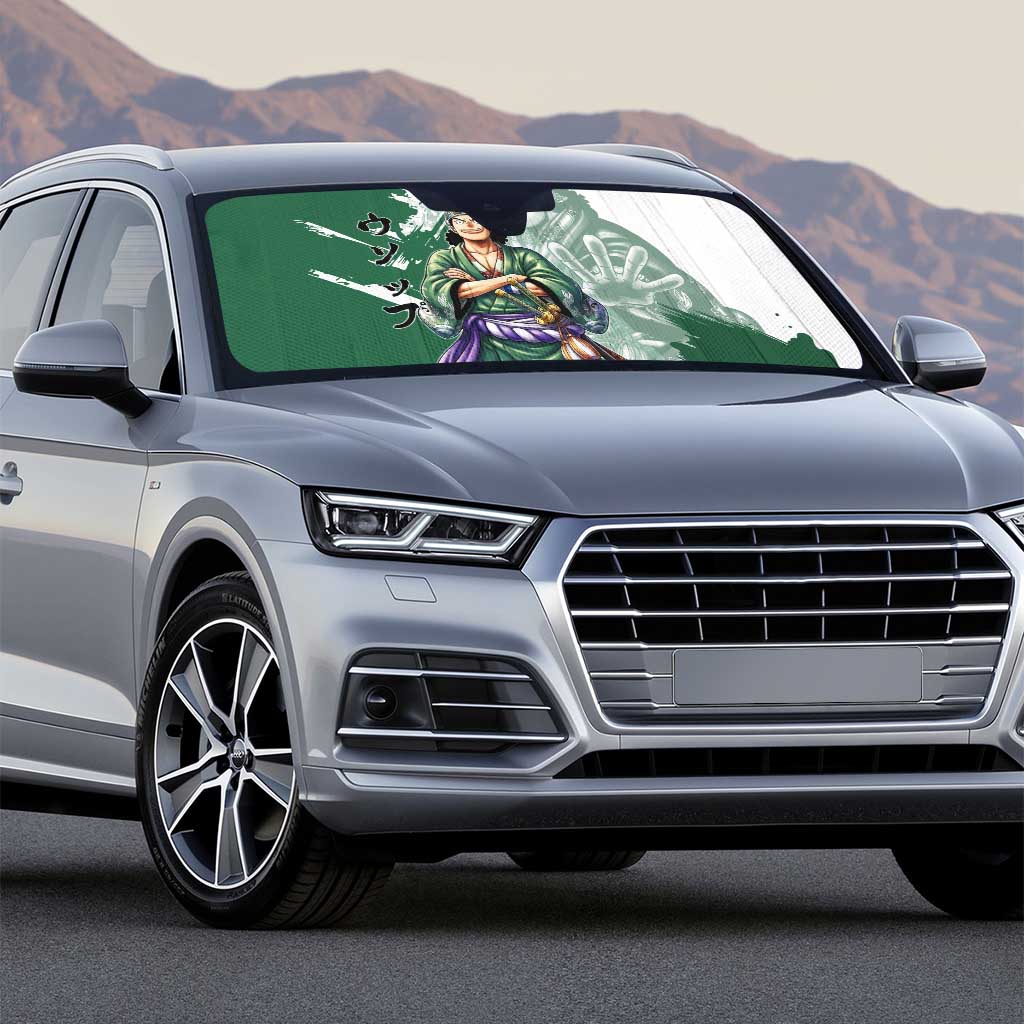 Usopp Wano Samurai Edition Auto Sun Shade Traditional Japanese Kimono Style