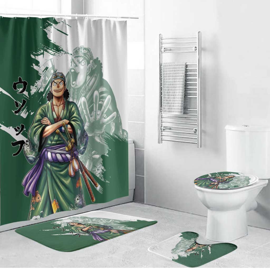 Usopp Wano Samurai Edition Bathroom Set Traditional Japanese Kimono Style