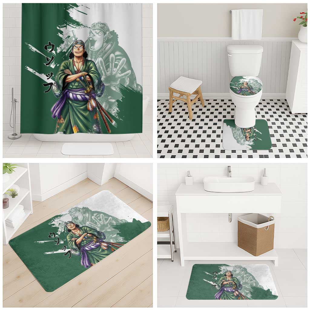 Usopp Wano Samurai Edition Bathroom Set Traditional Japanese Kimono Style