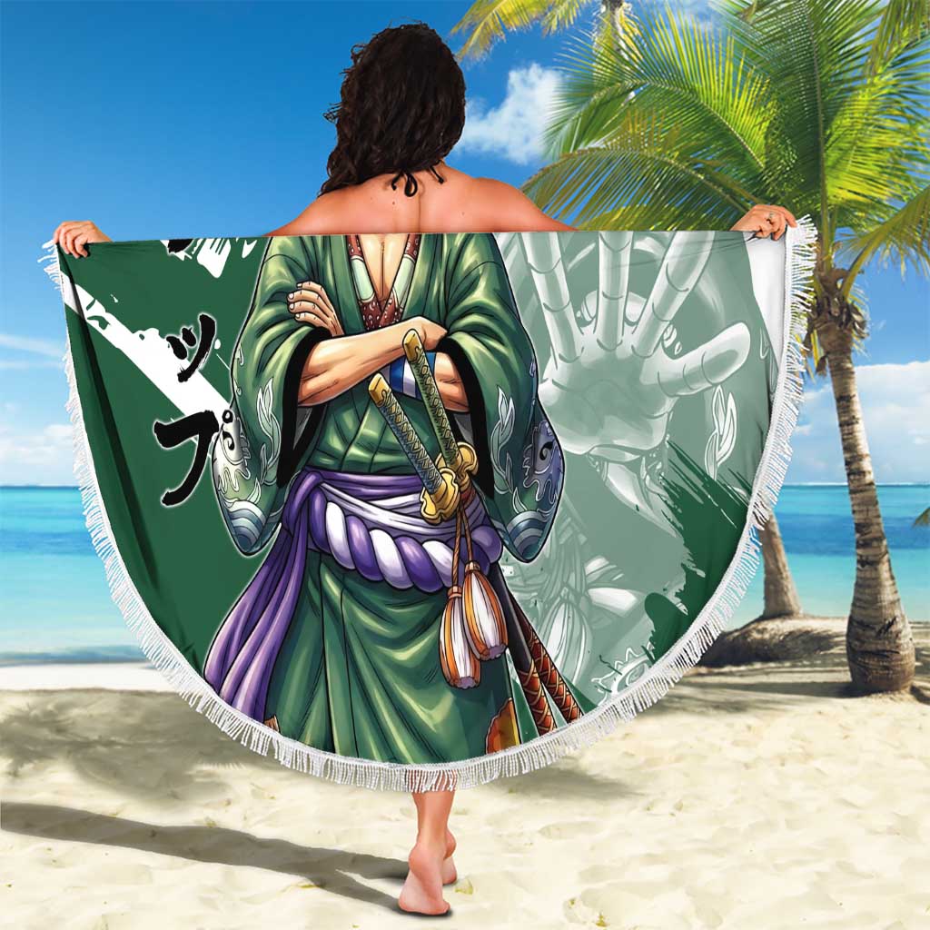 Usopp Wano Samurai Edition Beach Blanket Traditional Japanese Kimono Style