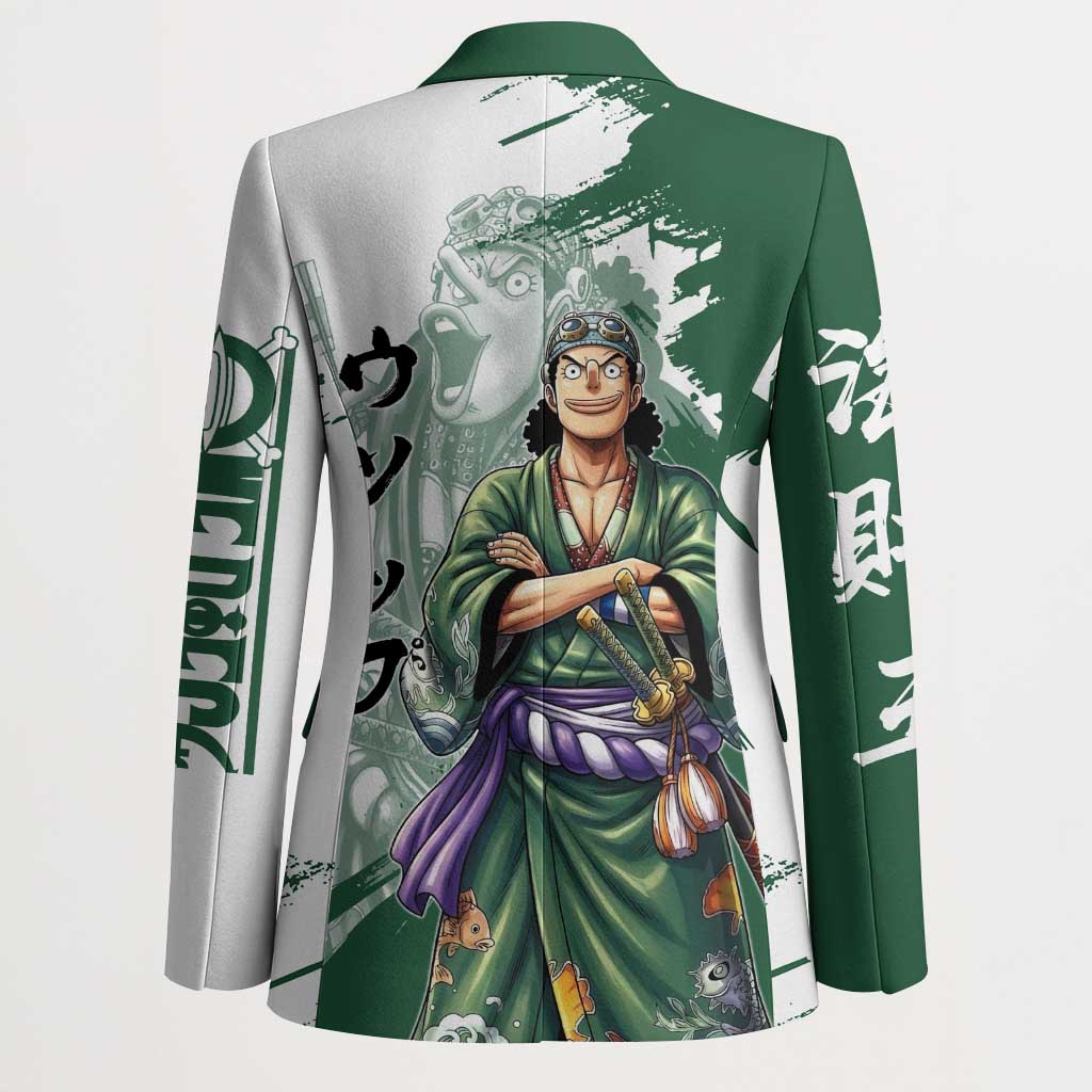Usopp Wano Samurai Edition Blazer Traditional Japanese Kimono Style