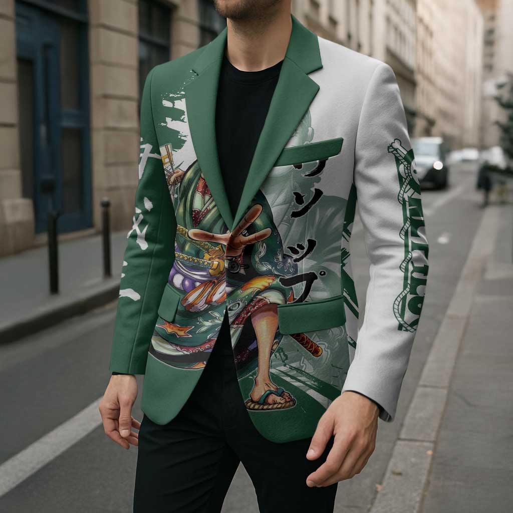 Usopp Wano Samurai Edition Blazer Traditional Japanese Kimono Style