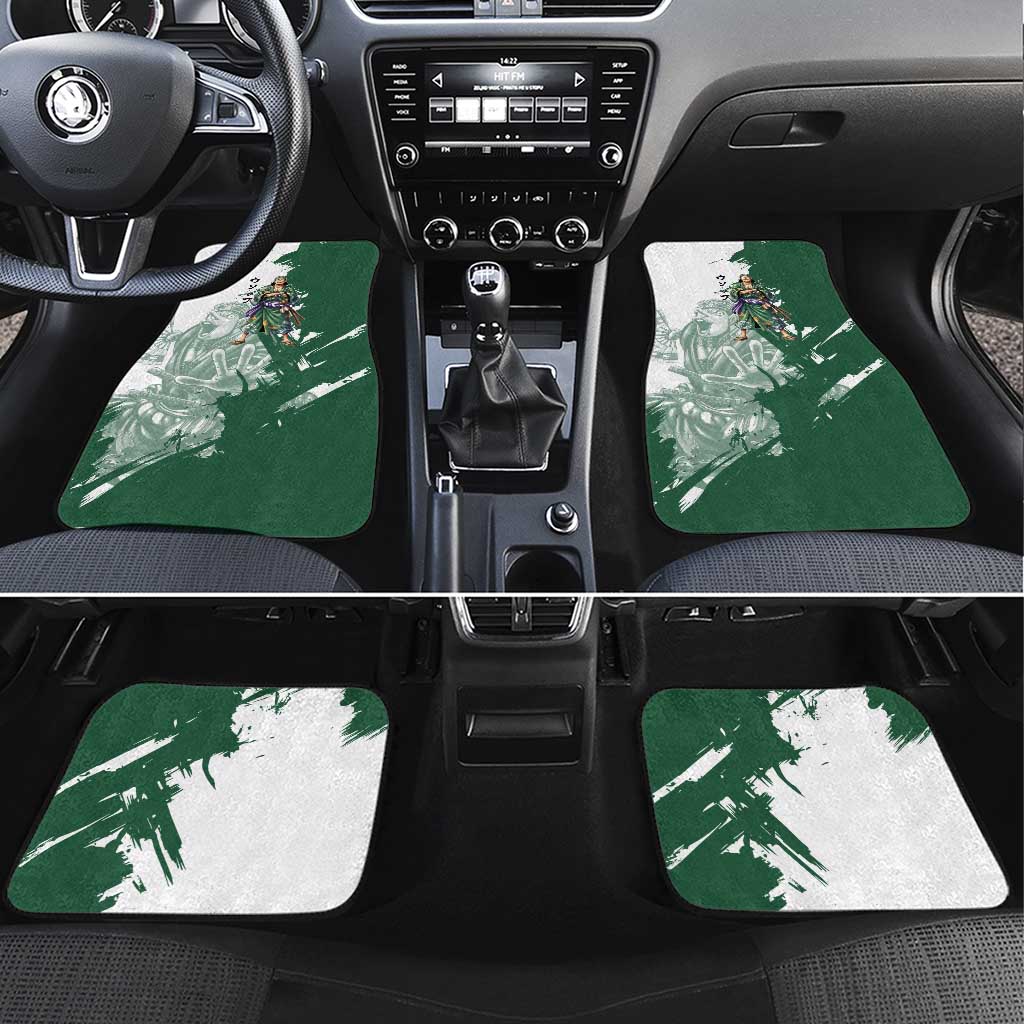Usopp Wano Samurai Edition Car Mats Traditional Japanese Kimono Style