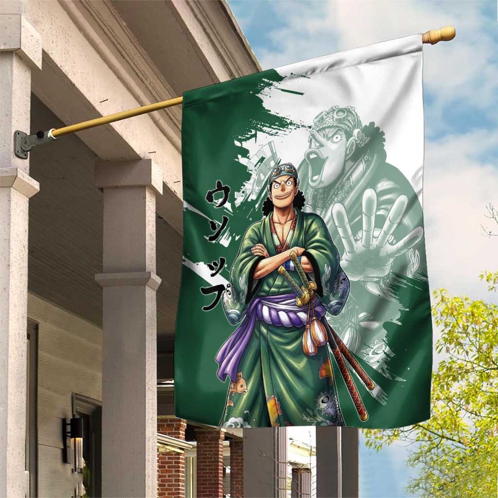 Usopp Wano Samurai Edition Garden Flag Traditional Japanese Kimono Style