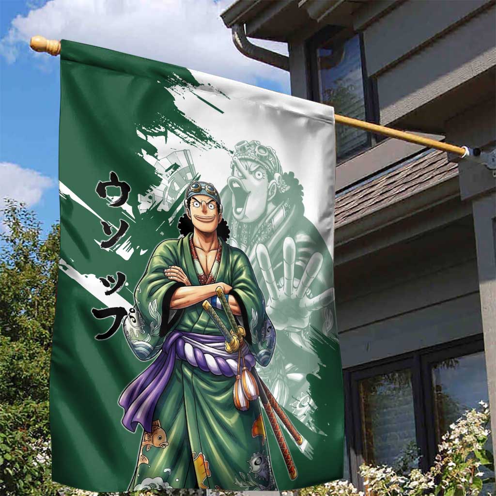 Usopp Wano Samurai Edition Garden Flag Traditional Japanese Kimono Style