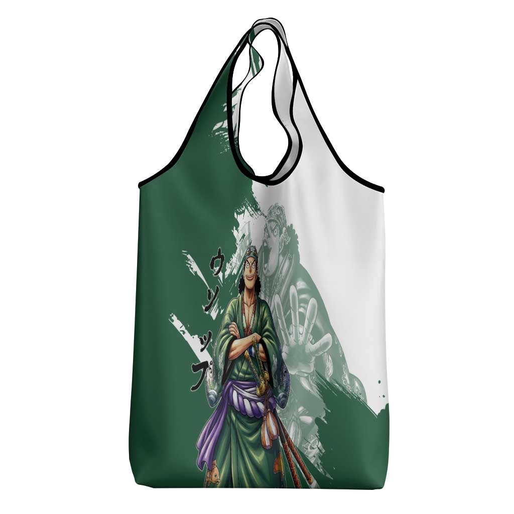 Usopp Wano Samurai Edition Grocery Bag Traditional Japanese Kimono Style