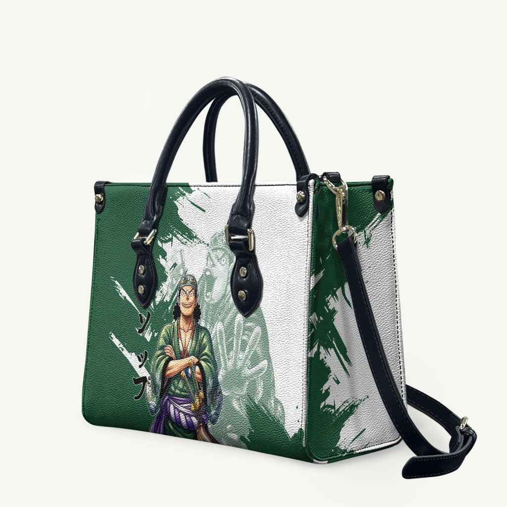 Usopp Wano Samurai Edition Leather Bag Traditional Japanese Kimono Style
