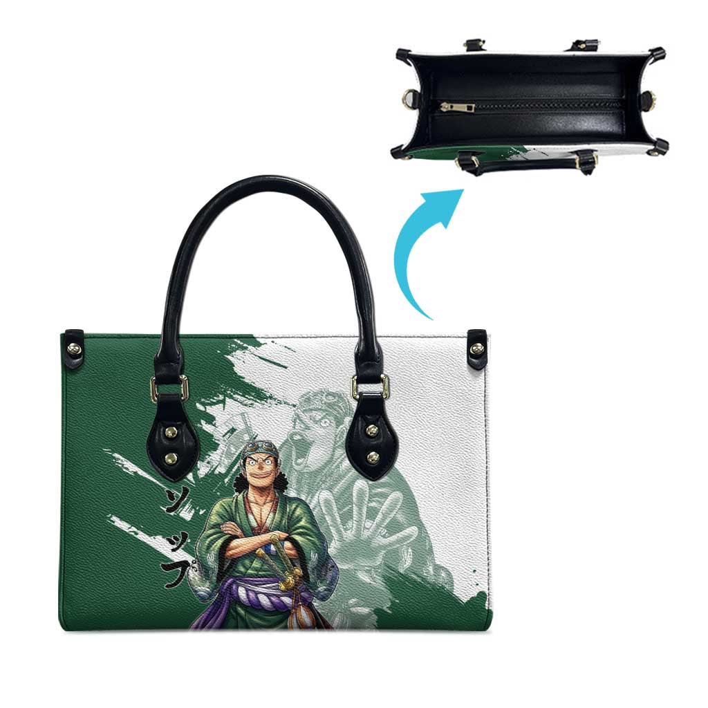 Usopp Wano Samurai Edition Leather Bag Traditional Japanese Kimono Style