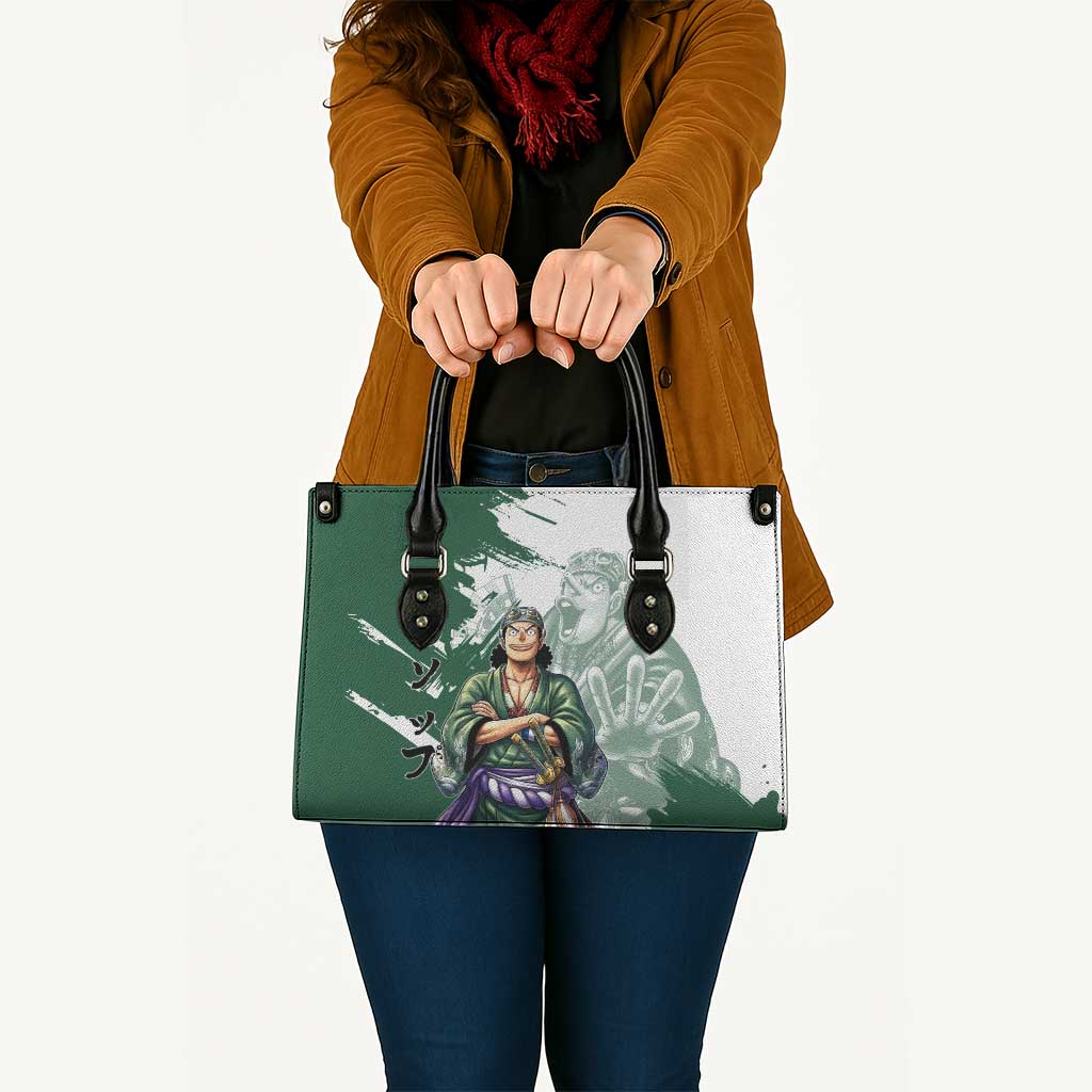 Usopp Wano Samurai Edition Leather Bag Traditional Japanese Kimono Style