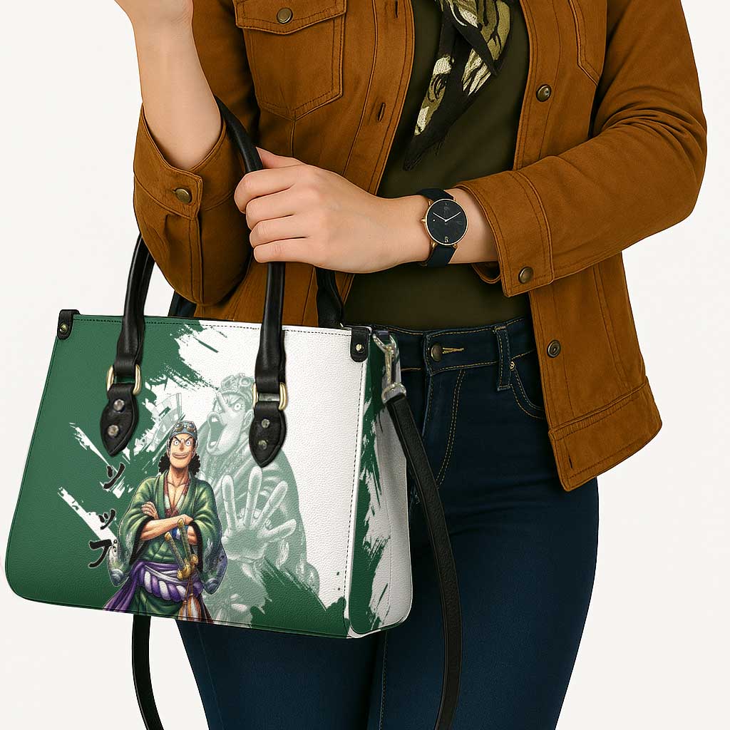 Usopp Wano Samurai Edition Leather Bag Traditional Japanese Kimono Style
