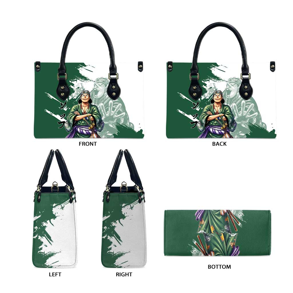 Usopp Wano Samurai Edition Leather Bag Traditional Japanese Kimono Style