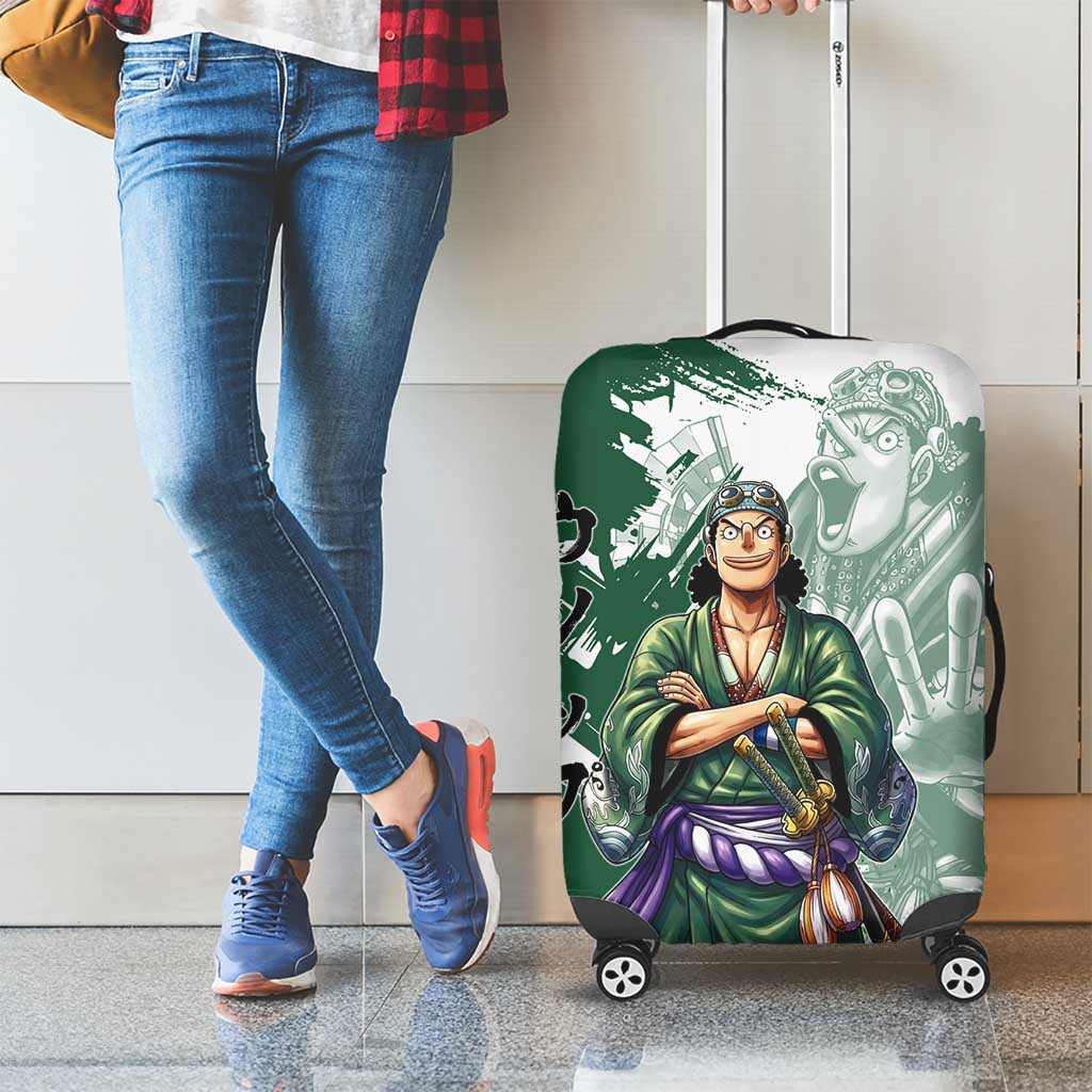 Usopp Wano Samurai Edition Luggage Cover Traditional Japanese Kimono Style