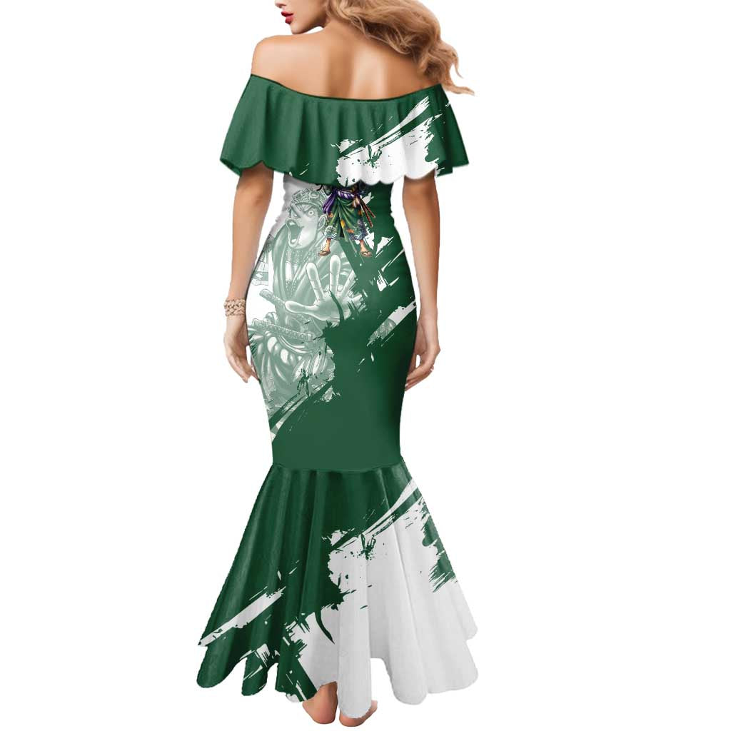 Usopp Wano Samurai Edition Mermaid Dress Traditional Japanese Kimono Style