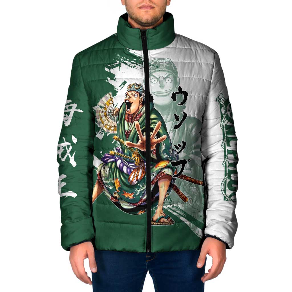 Usopp Wano Samurai Edition Padded Jacket Traditional Japanese Kimono Style