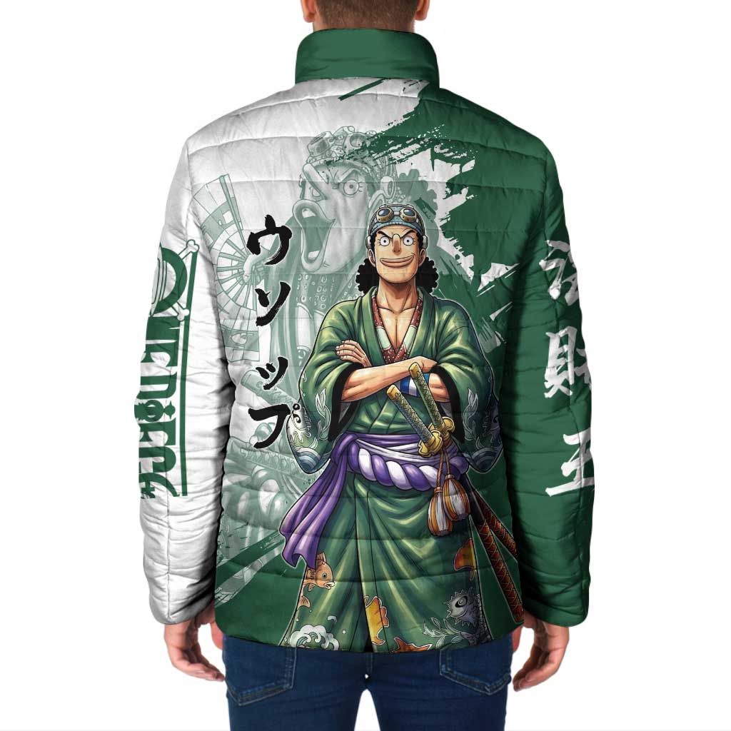 Usopp Wano Samurai Edition Padded Jacket Traditional Japanese Kimono Style
