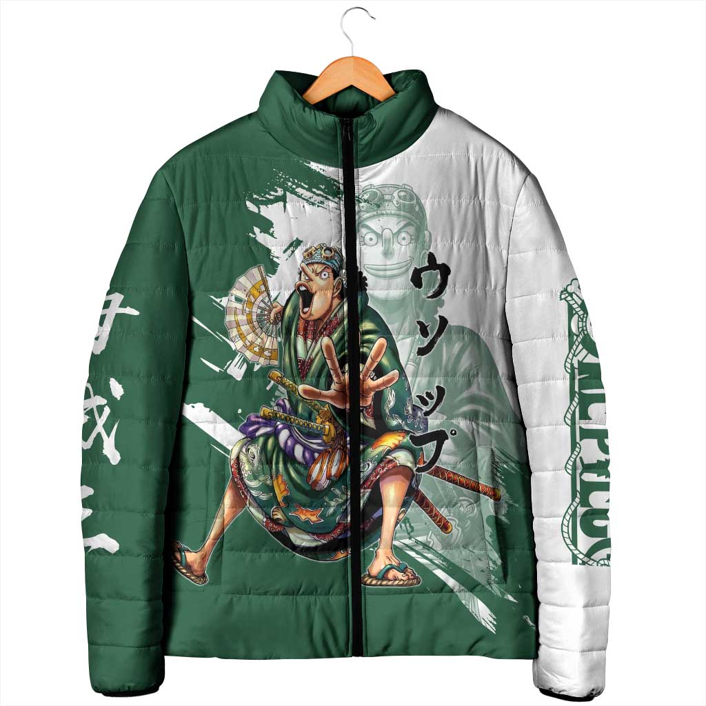 Usopp Wano Samurai Edition Padded Jacket Traditional Japanese Kimono Style
