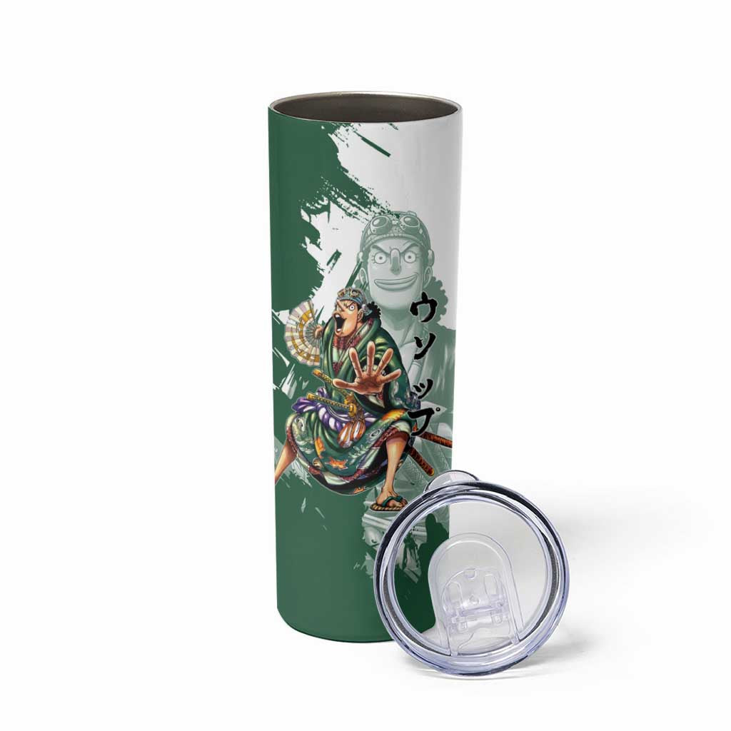 Usopp Wano Samurai Edition Skinny Tumbler Traditional Japanese Kimono Style