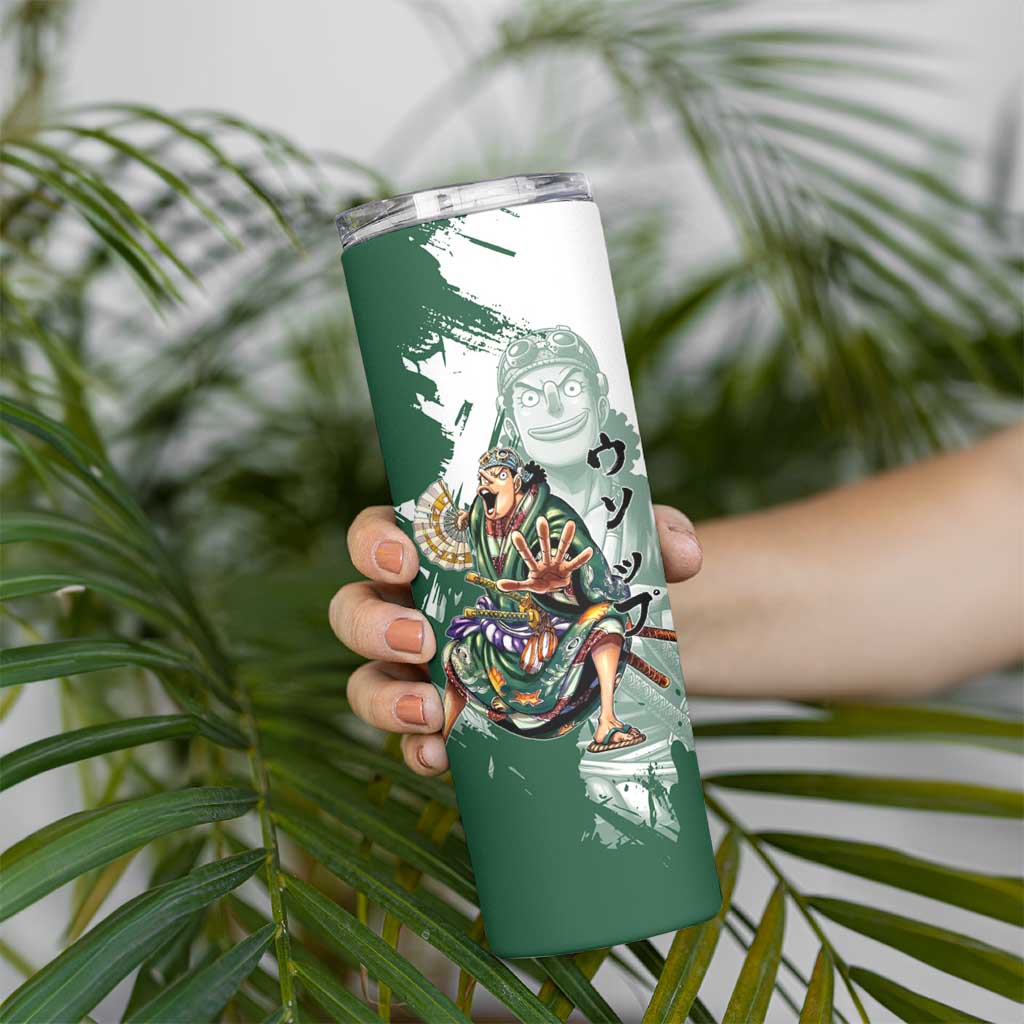 Usopp Wano Samurai Edition Skinny Tumbler Traditional Japanese Kimono Style