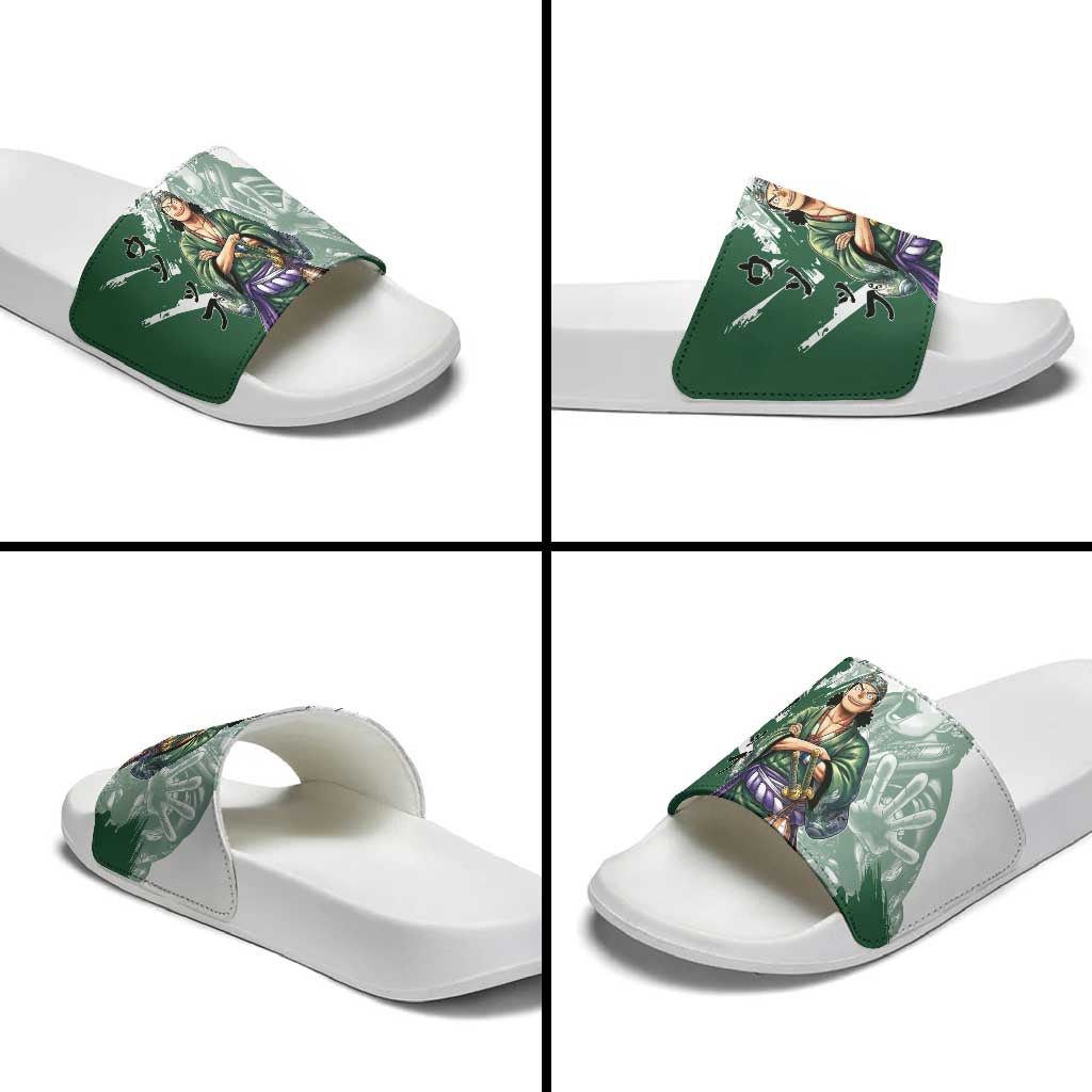 Usopp Wano Samurai Edition Slide Sandals Traditional Japanese Kimono Style