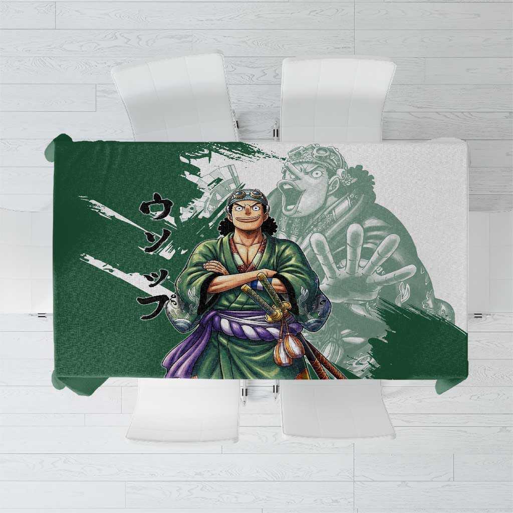 Usopp Wano Samurai Edition Tablecloth Traditional Japanese Kimono Style