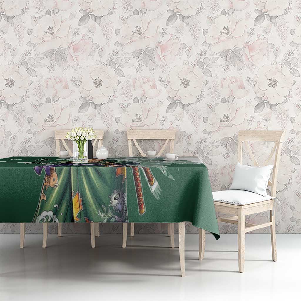 Usopp Wano Samurai Edition Tablecloth Traditional Japanese Kimono Style
