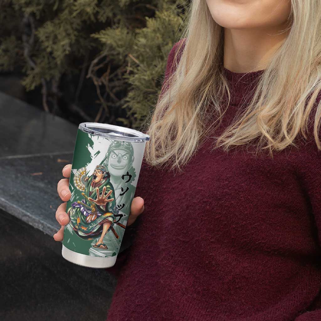 Usopp Wano Samurai Edition Tumbler Cup Traditional Japanese Kimono Style