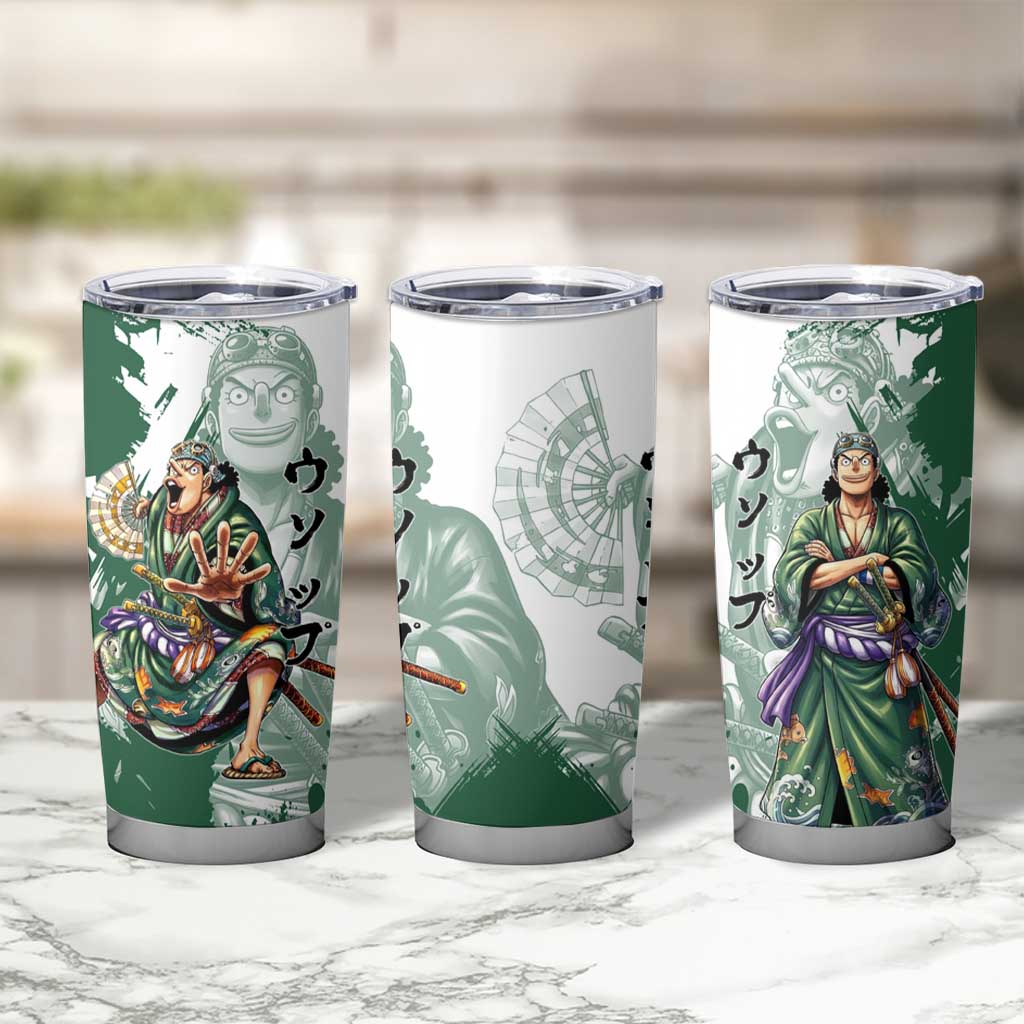 Usopp Wano Samurai Edition Tumbler Cup Traditional Japanese Kimono Style