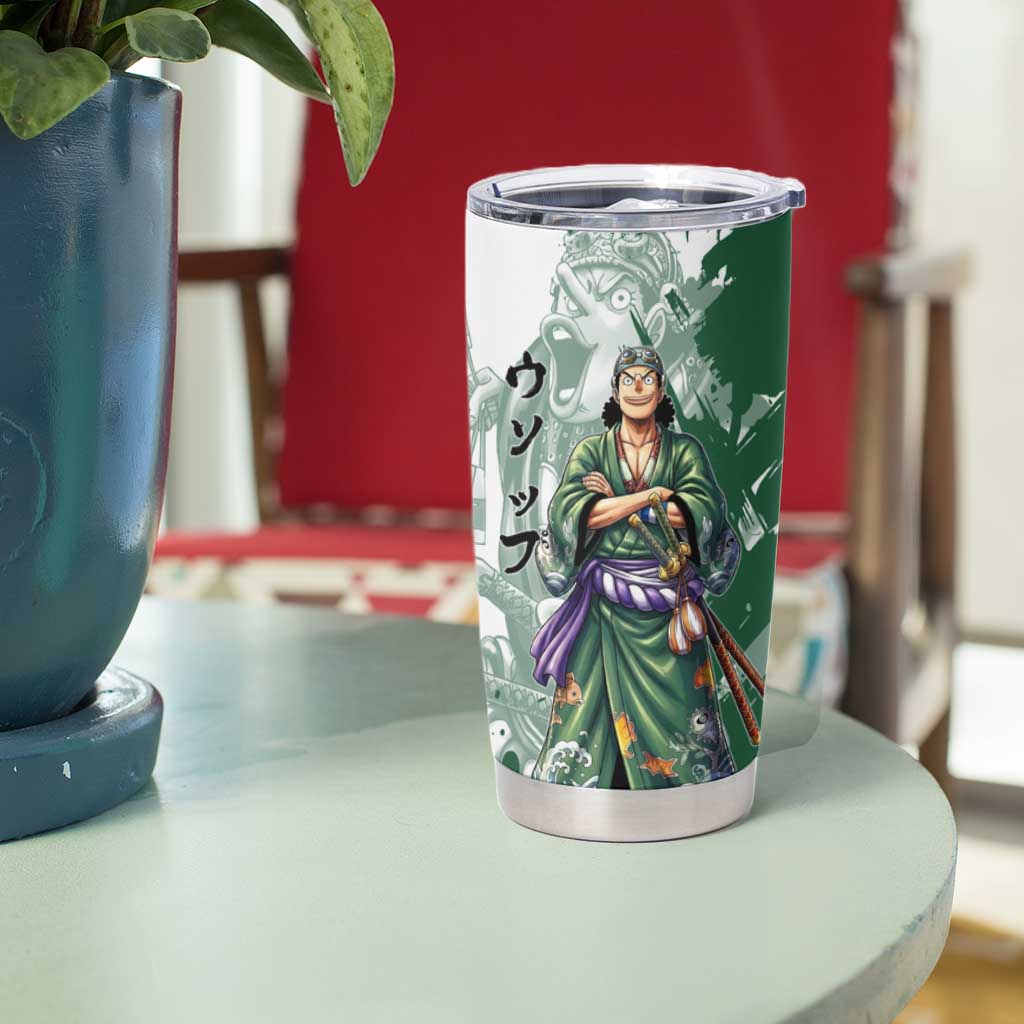 Usopp Wano Samurai Edition Tumbler Cup Traditional Japanese Kimono Style