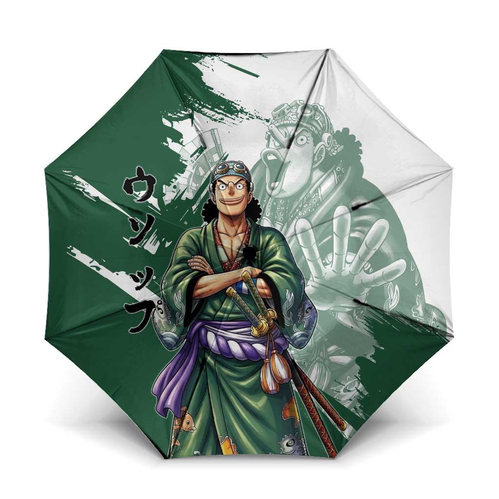 Usopp Wano Samurai Edition Umbrella Traditional Japanese Kimono Style