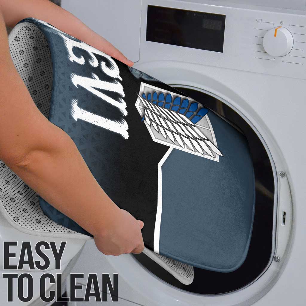Levi Attack on Titan Bathroom Set Anime Denim Illustration