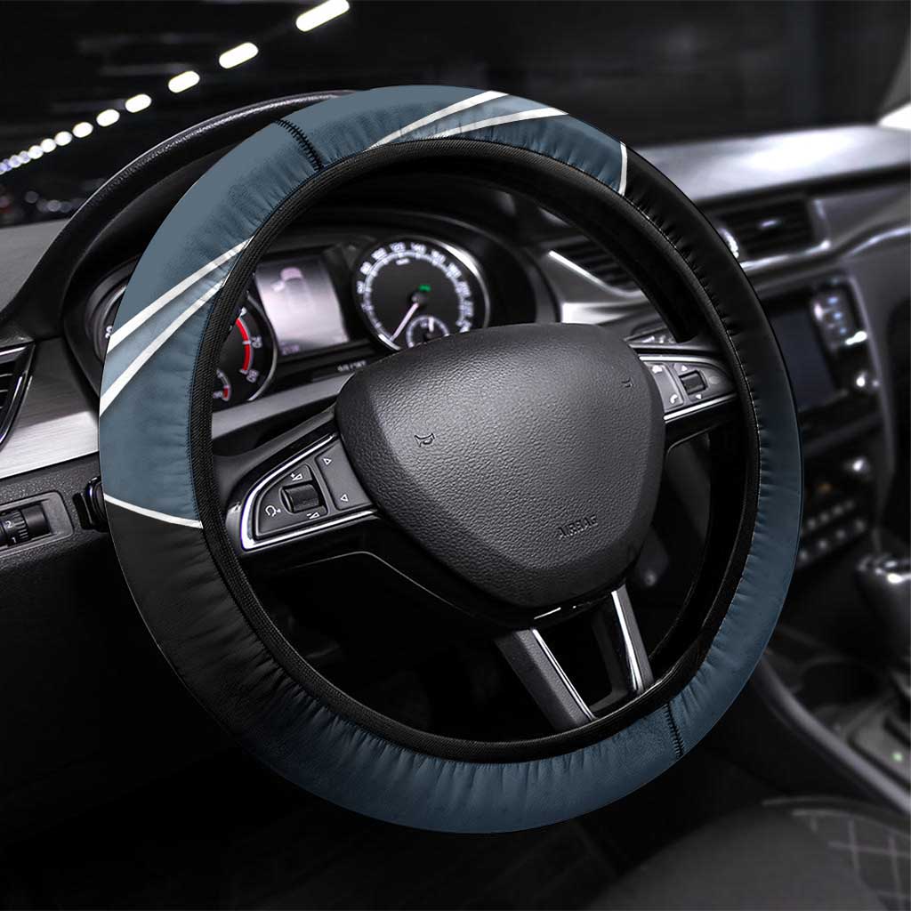 Levi Attack on Titan Steering Wheel Cover Anime Denim Illustration