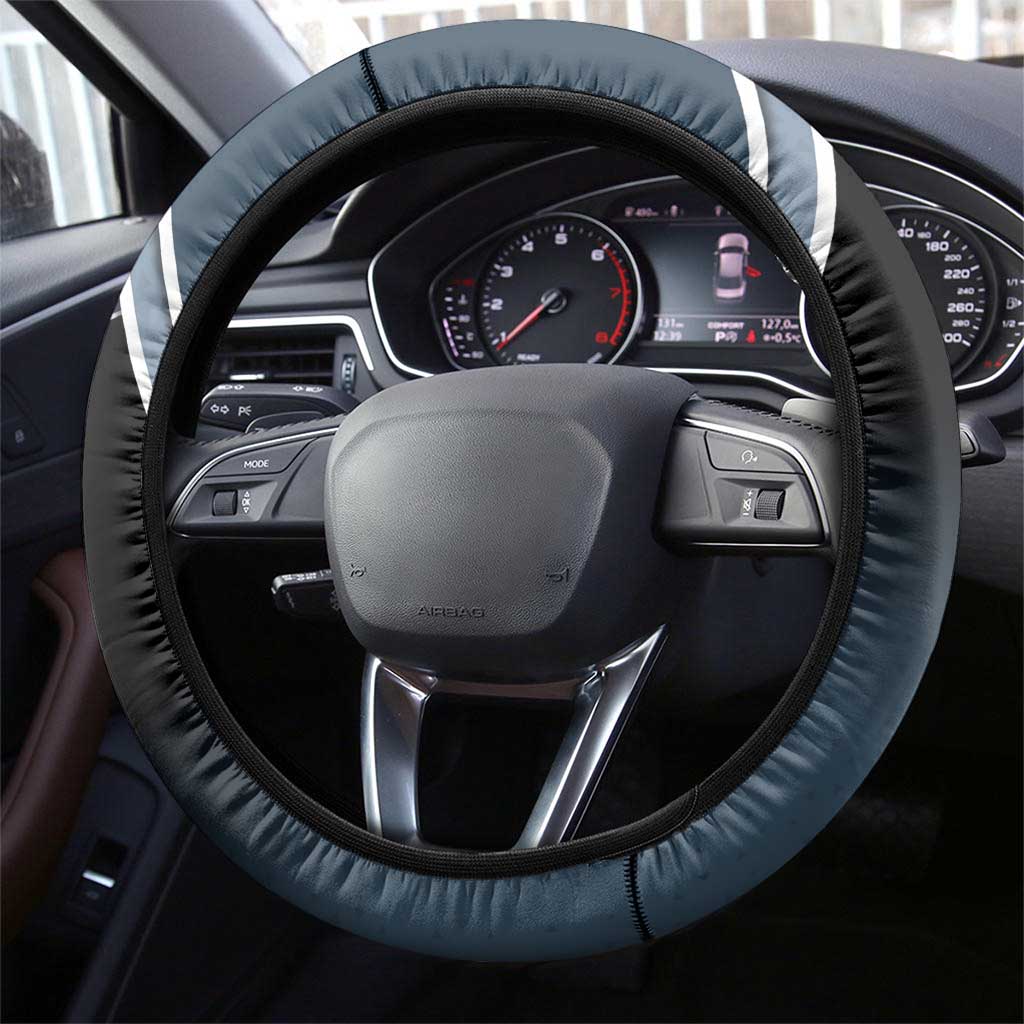 Levi Attack on Titan Steering Wheel Cover Anime Denim Illustration
