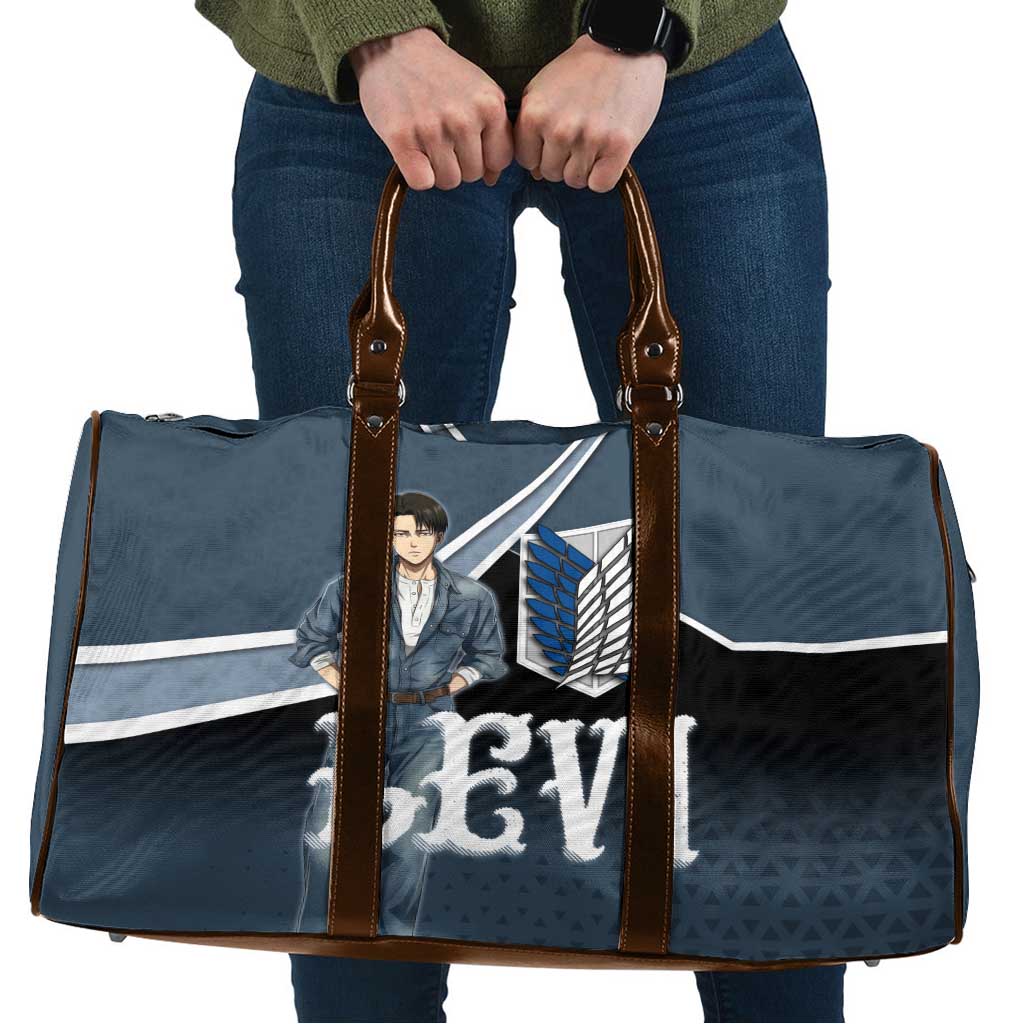 Levi Attack on Titan Travel Bag Anime Denim Illustration