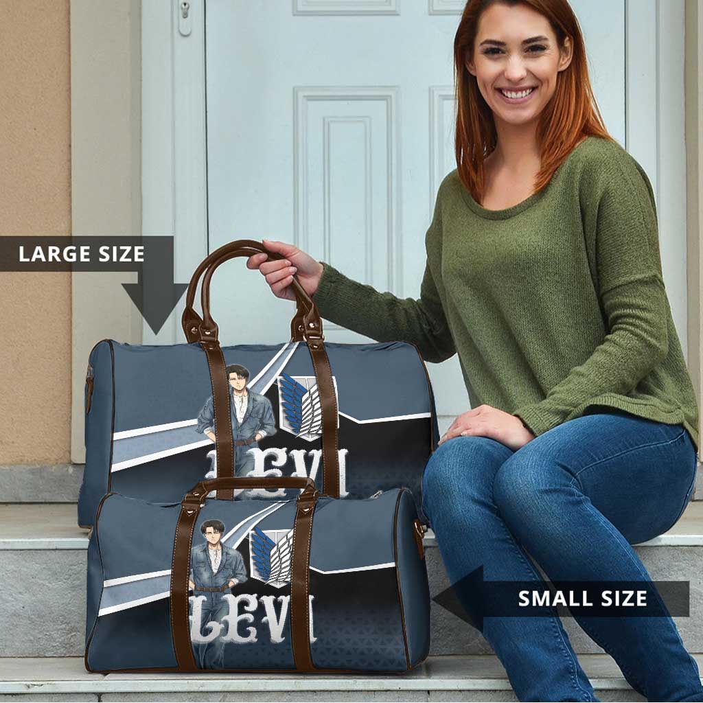 Levi Attack on Titan Travel Bag Anime Denim Illustration