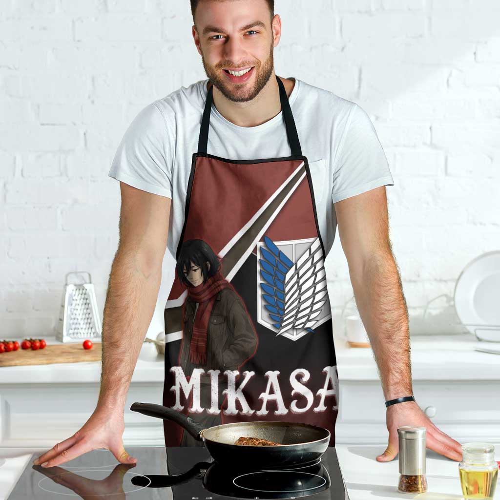 Mikasa Attack on Titan Apron Anime Cozy Streetwear Art