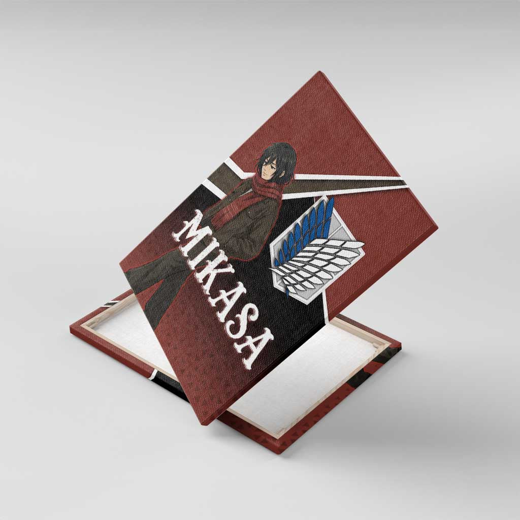 Mikasa Attack on Titan Canvas Wall Art Anime Cozy Streetwear Art